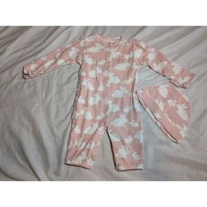 Carter's Baby Girl Bunny Outfit With Hat Great For Easter Size 3 Months